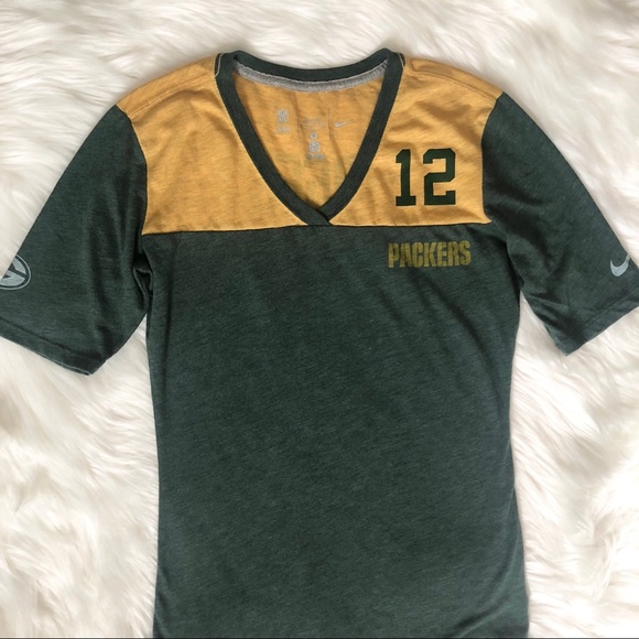 Aaron Rodgers Nike V-neck Tee - Picture 2 of 6